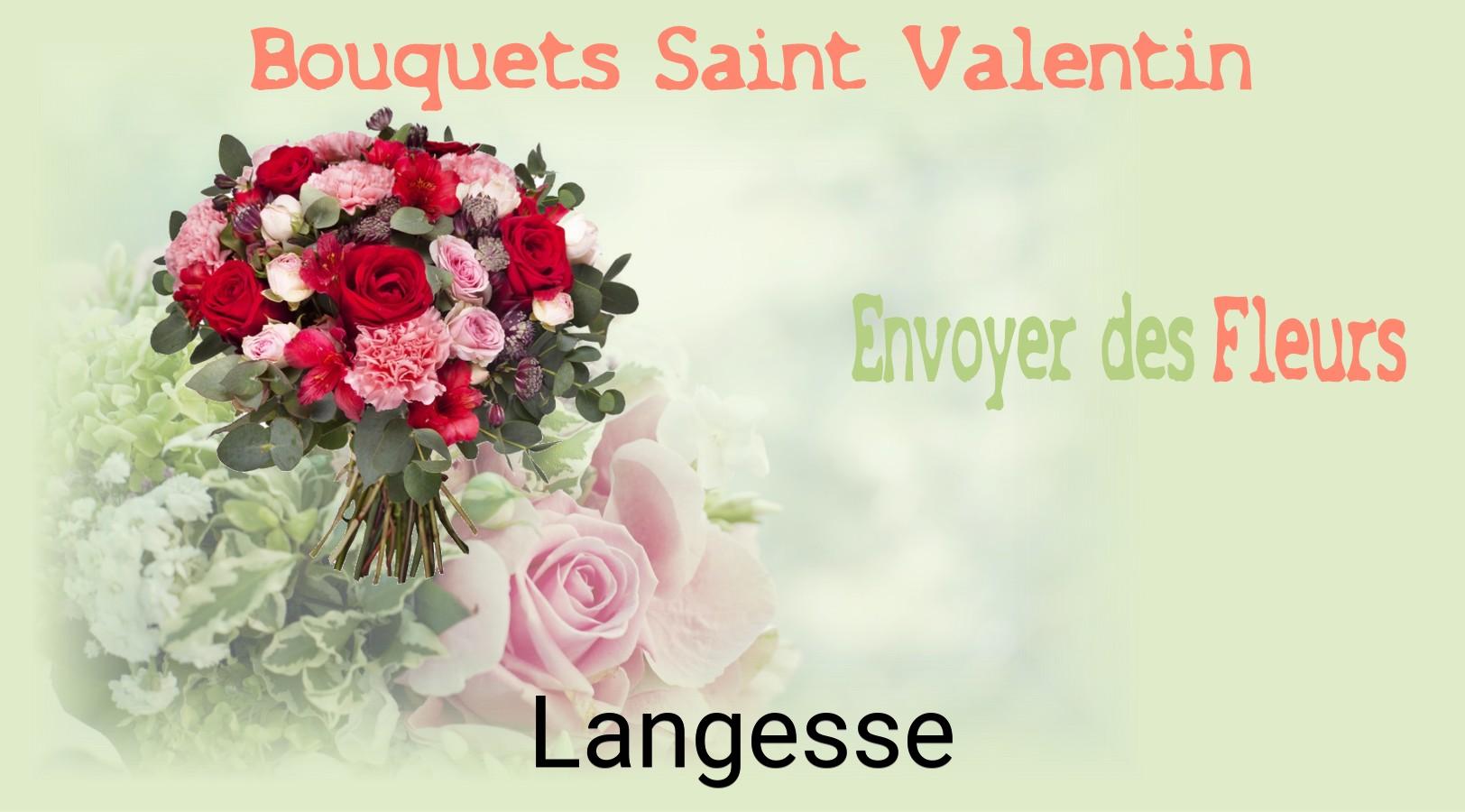 Roses de Saint-Valentin livrées à Langesse